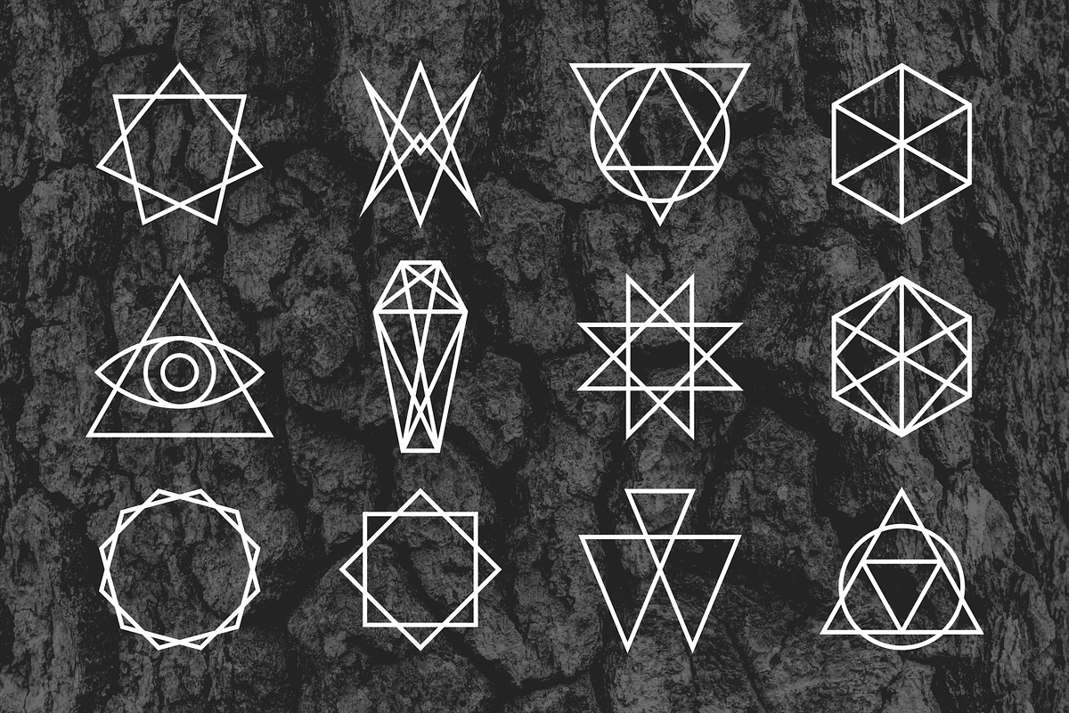 Occult - 36 Vector Symbols + Photos, an Object Graphic by Sick Optix (Photo 5 of 10)