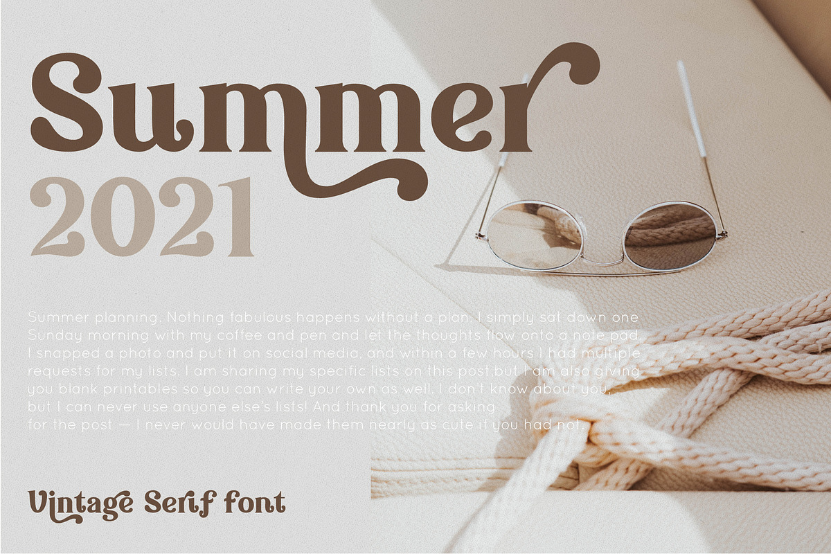 Vintage font, a Serif Font by Anna Zakharchenko (Photo 2 of 20)