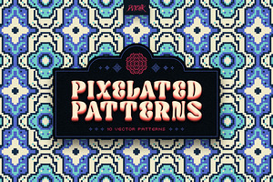 Pixel Mosaic Patterns | Vol. 05