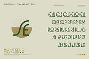 Monterio - Modern Art Deco Typeface, a Sans Serif Font by CCS Type (Thumbnail 27 of 29)