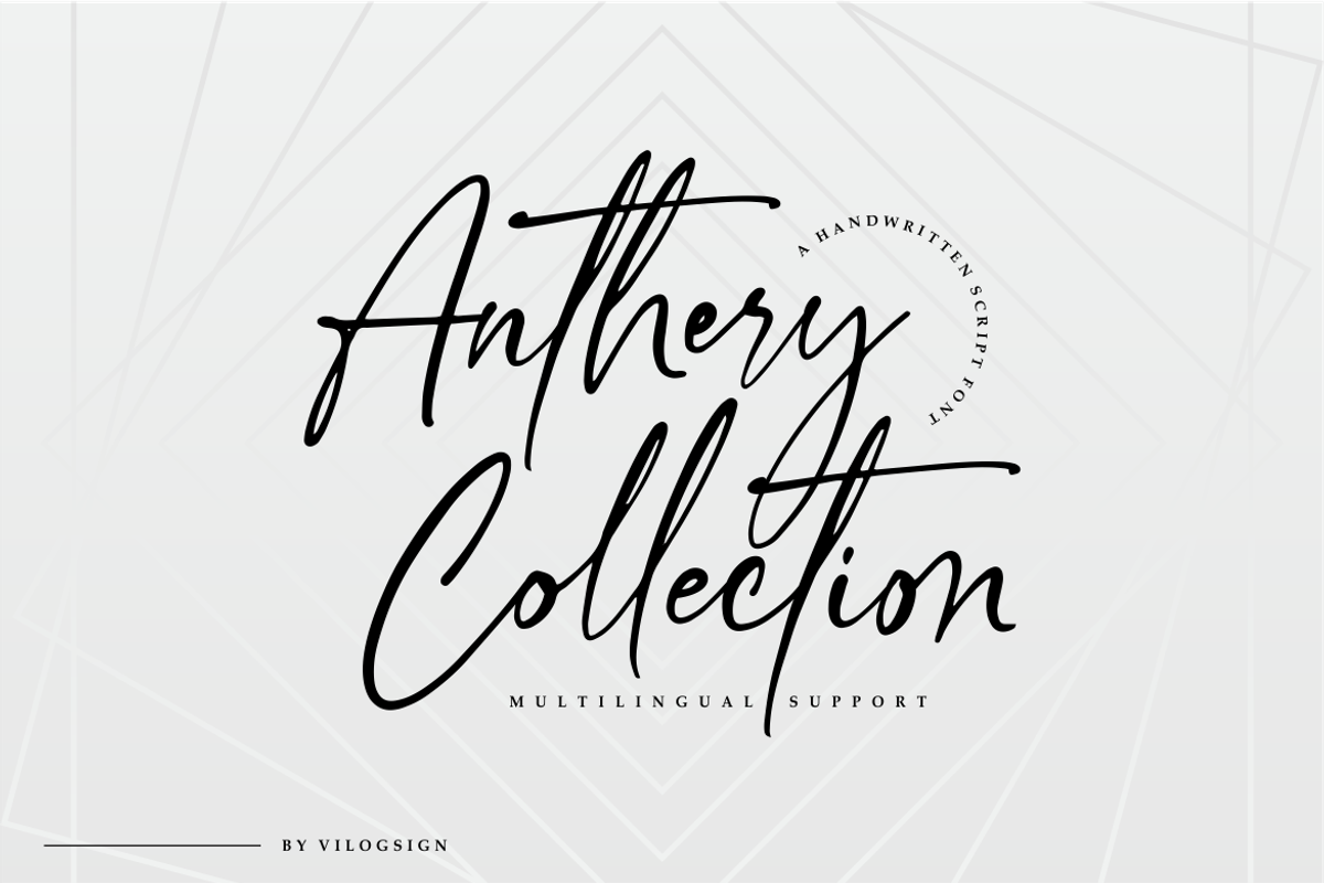 Anthery Collection Signature Font, a Script Font by Vilogsign (Photo 14 of 14)