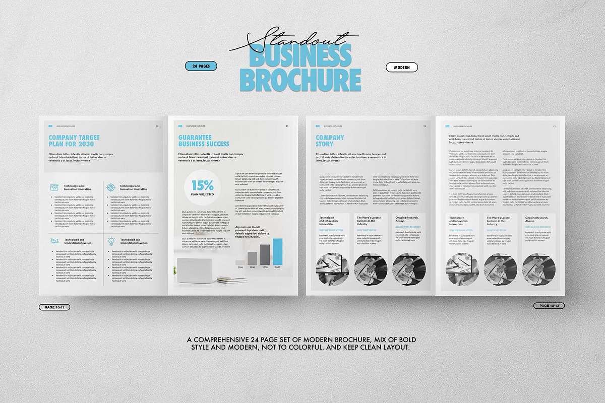 Business Brochure, a Brochure Template by Proonty (Photo 4 of 7)