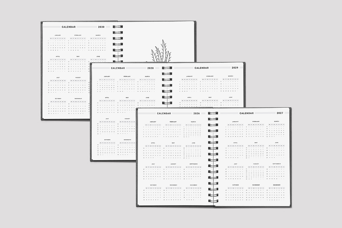 Ultimate Planner Bundle Pack 2026-28, a Stationery Template by Design Zone (Photo 10 of 11)