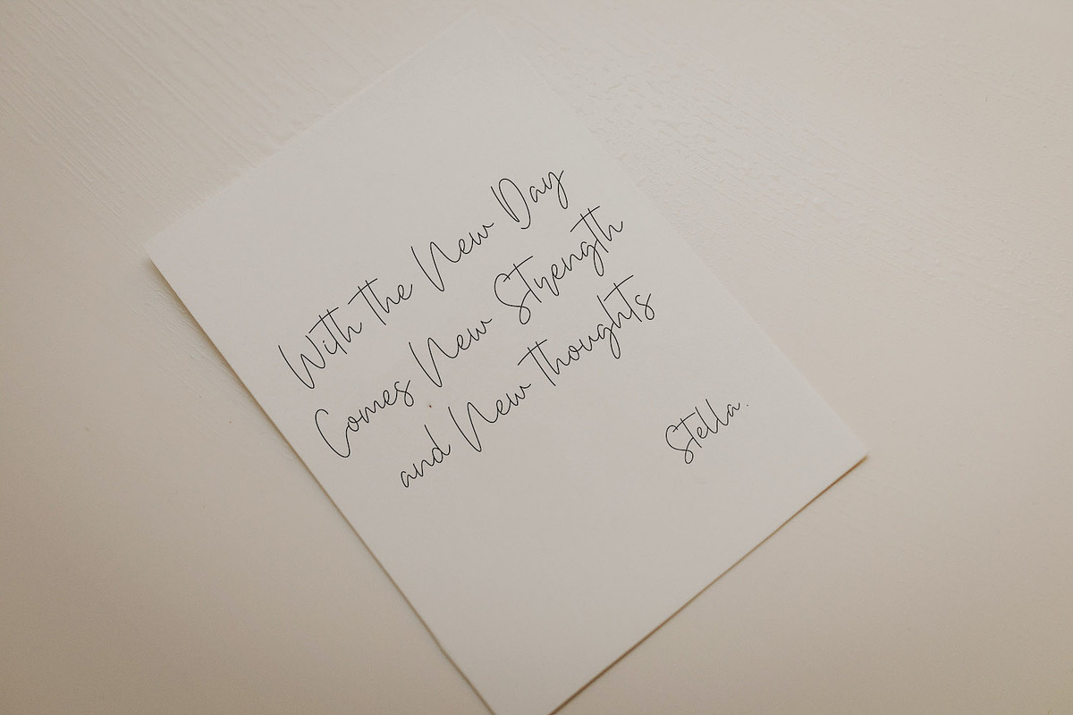 Bethan White - Monoline Script Font, a Script Font by StringLabs (Photo 4 of 14)