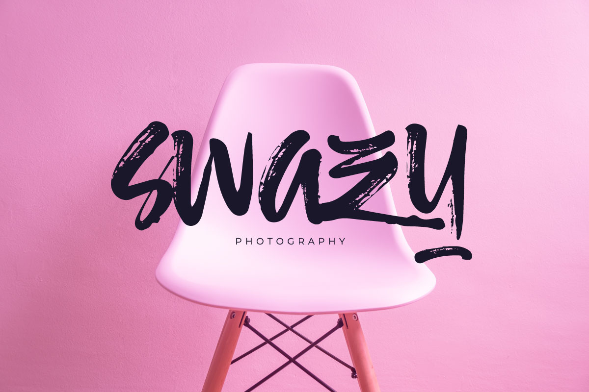 Samalona Textured Font preview 4