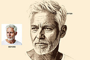 Banknote Engraving FX Ps Action, an Action Add-On by Studio Retouch (Thumbnail 3 of 12)