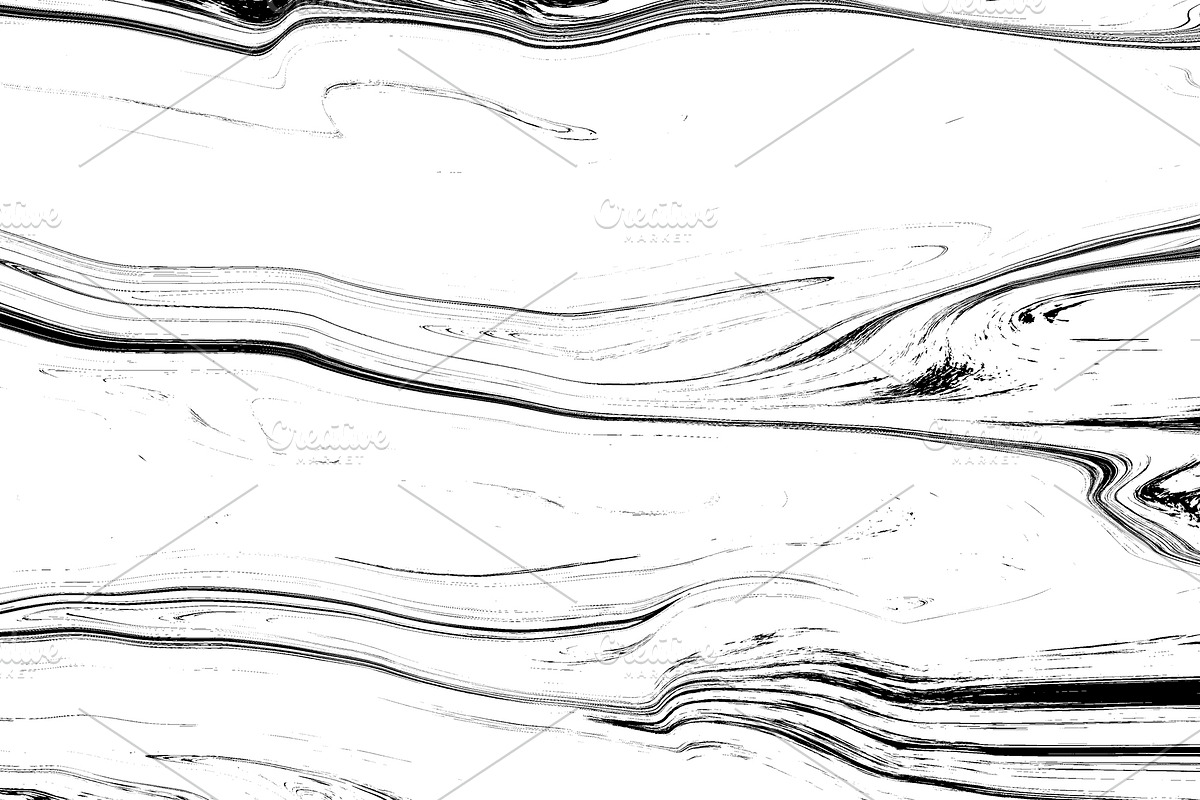 The Liquid marbled black and white, a Texture Graphic by Noires (Photo 4 of 4)