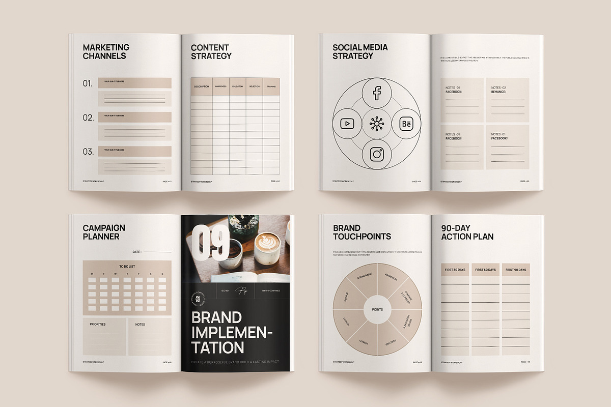 Brand Strategy Workbook Template, a Magazine Template by Studio Monova (Photo 13 of 20)