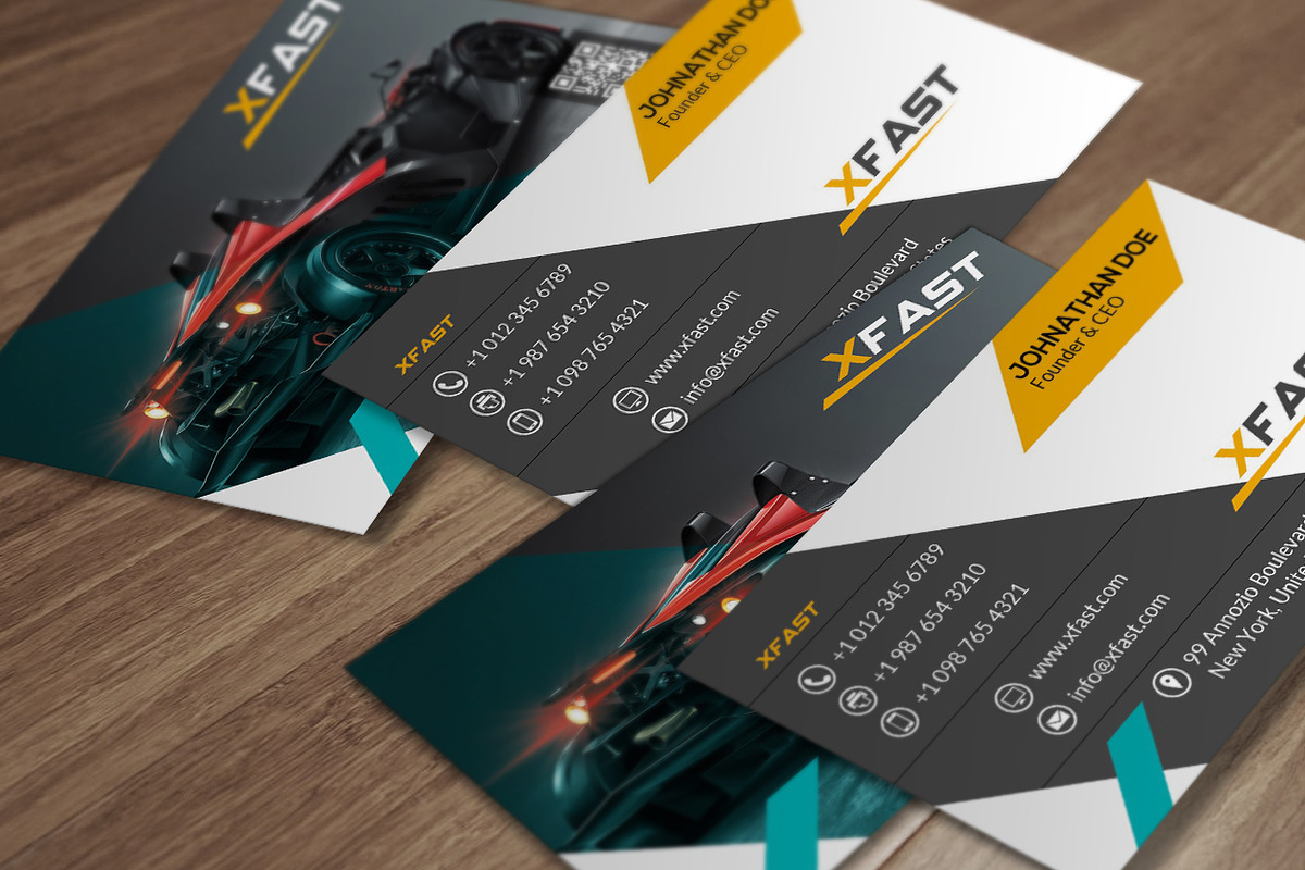 Racing Card CM192, a Business Card Template by annozio (Photo 1 of 4)