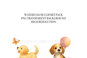 26 Cute Dog Clipart, an Animal Illustration by Pati Charm Studio (Thumbnail 4 of 8)