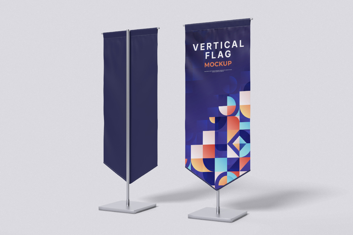 VERTICAL FLAG MOCKUP, a Product Mockup by swsi-studio (Photo 5 of 5)