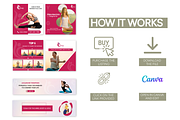 Yoga Instructor Branding Mini Bundle, a Social Media Template by Branding by Kellsey (Thumbnail 5 of 5)