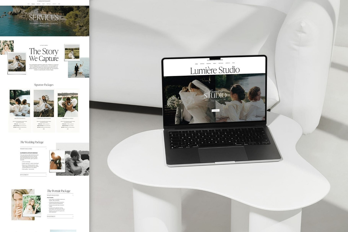 Squarespace Photography Template, a Squarespace Template by Presentibox (Photo 2 of 11)