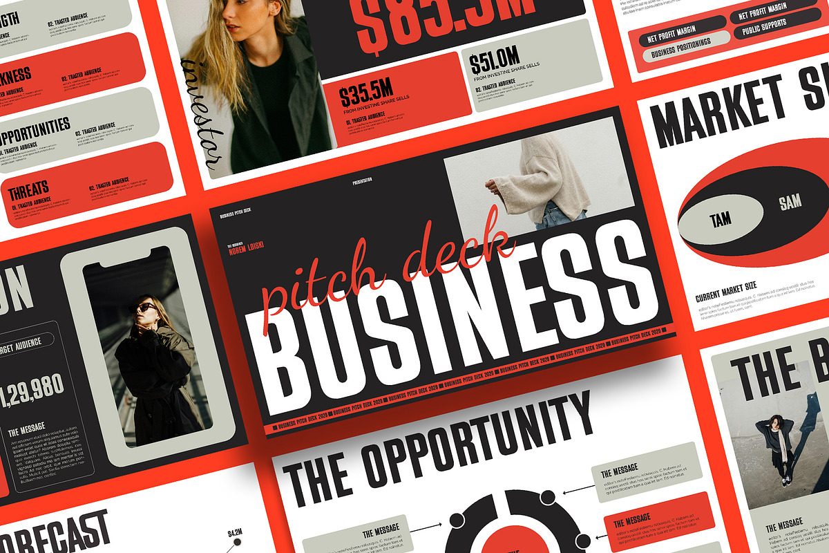 Business Pitch Deck Presentation, a Presentation Template by Templeste (Photo 2 of 7)
