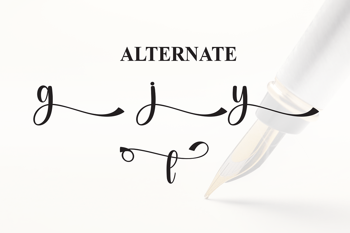 Signature | Script Font, a Handwritten Font by Scratchones (Photo 8 of 9)