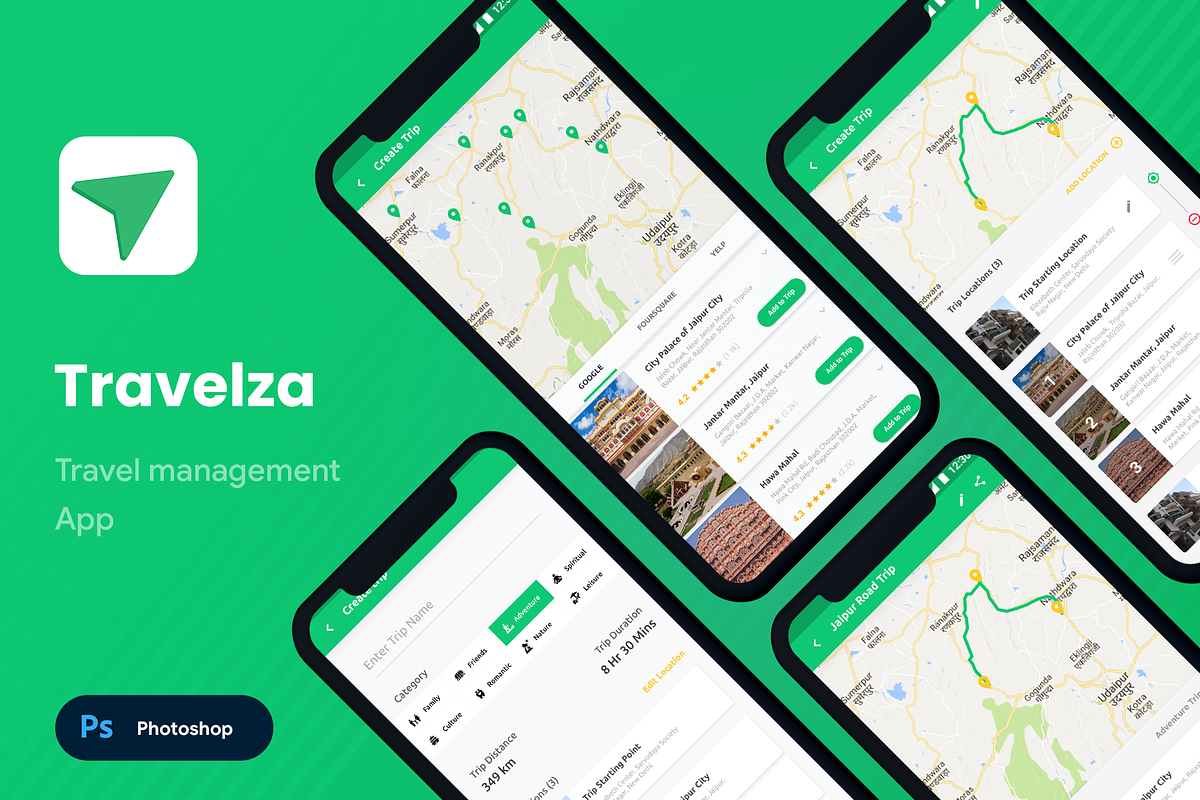 Travel Organiser App|Trip App| Travelza