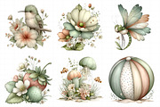 Whimsical Summer Clipart, an Illustration by Daily.Designs (Thumbnail 4 of 7)
