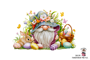 Easter Gnome Clipart PNG Bundle, an Illustration by Clipart Bloom (Thumbnail 2 of 18)
