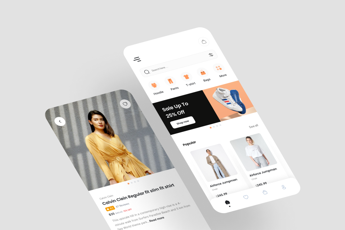 O.B - Fashion App UI Kit, an UI Kit Template by iDoodle Studio (Photo 3 of 4)
