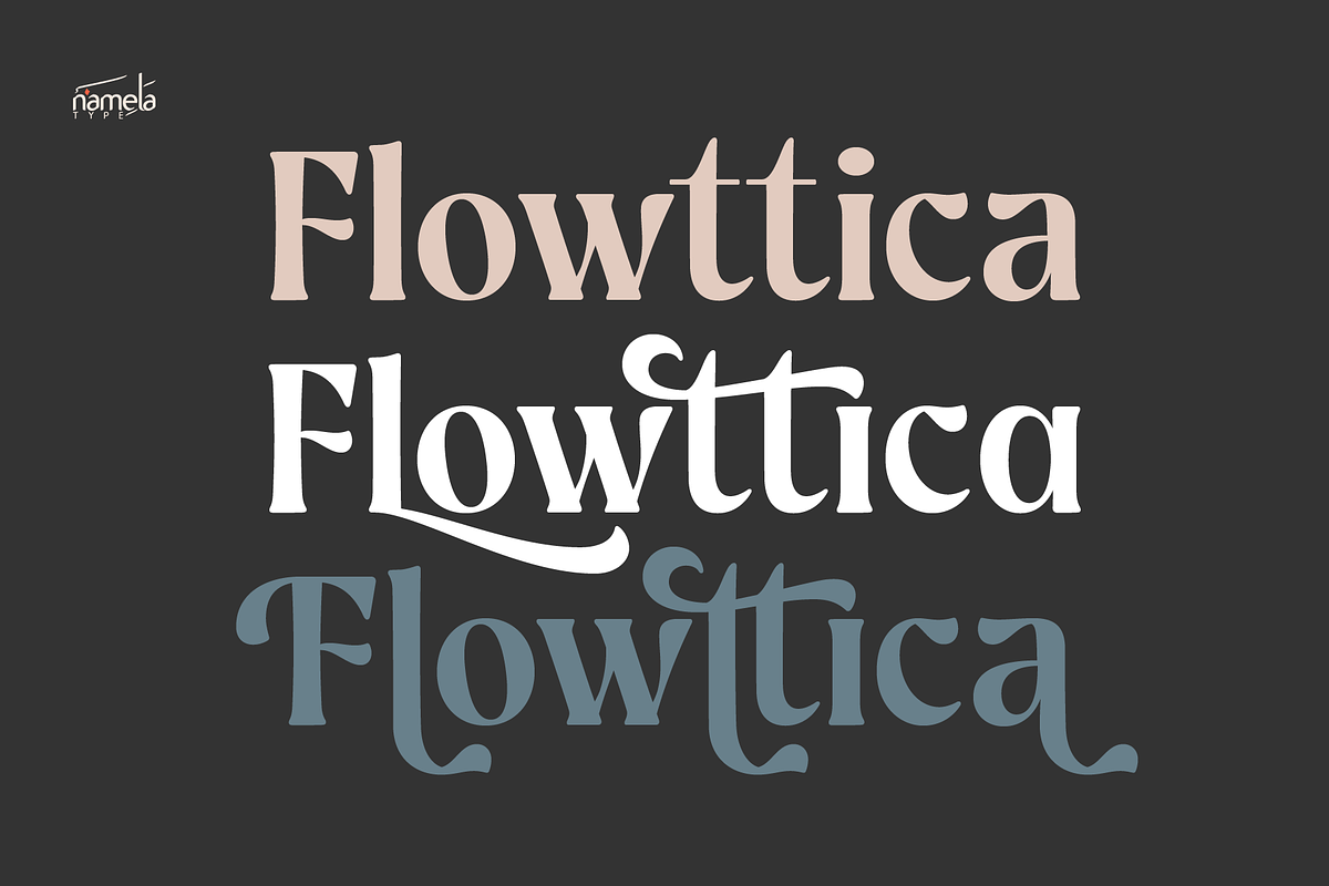 Ghadir, Botanical Display Font, a Sans Serif Font by Namela Studio (Photo 2 of 10)