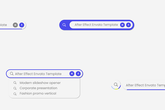 Search Bar After Effects Template preview 2