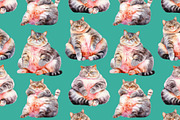 Not Yoga Cats, an Animal Illustration by TheCuteShop (Thumbnail 17 of 17)