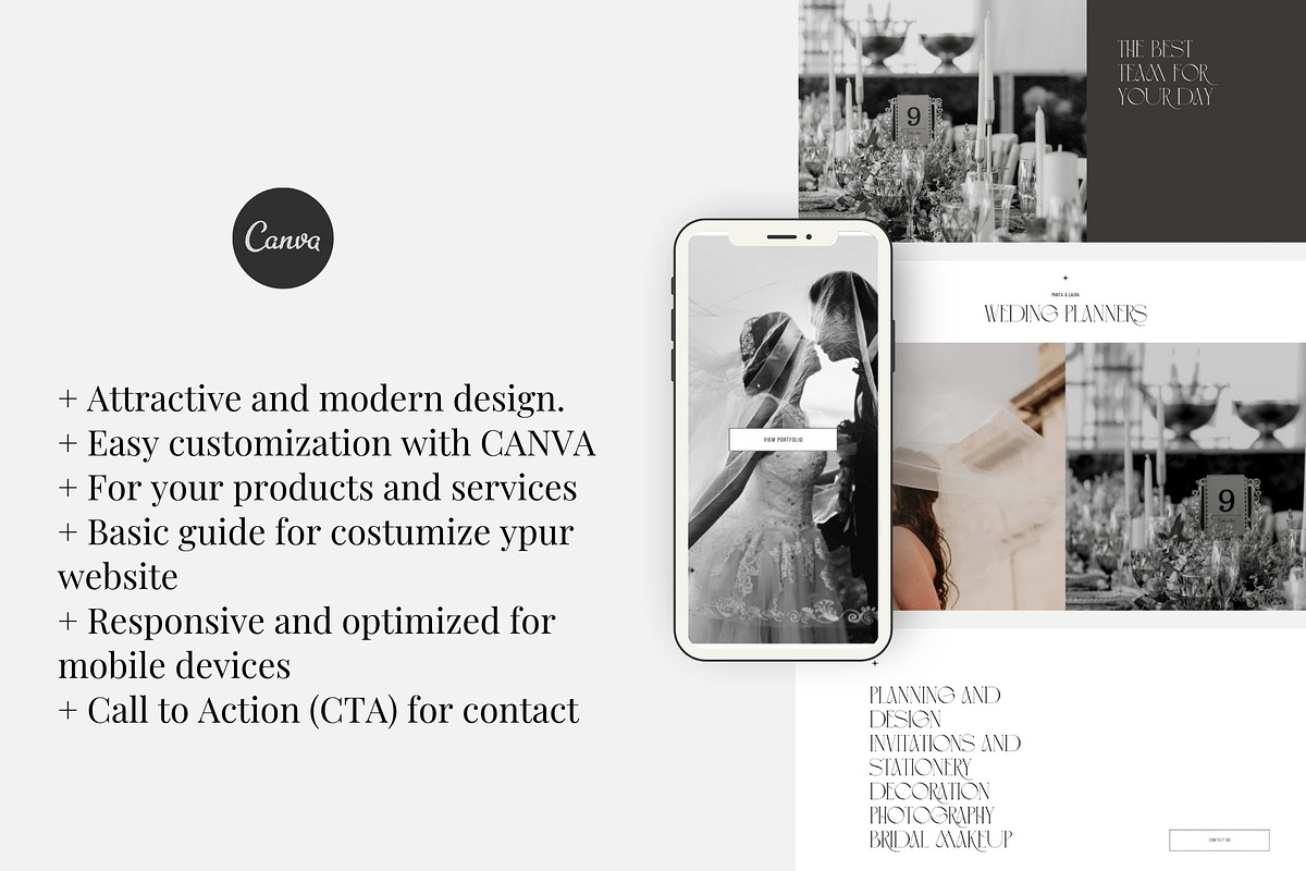 Canva Web Template NUVELLE, a Landing Page Template by AS Studio (Photo 5 of 5)
