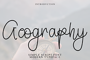 Geography, a Handwritten Font by InermediaSTUDIO (Thumbnail 1 of 8)