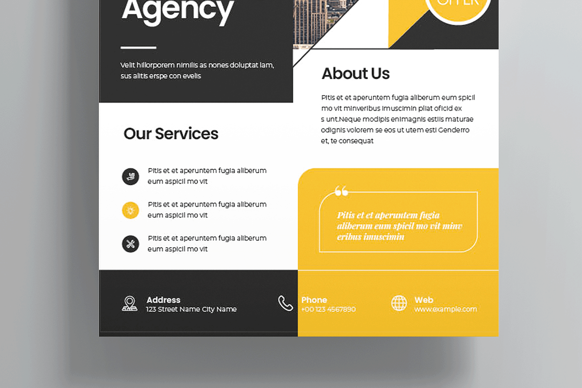 Creative Marketing Agency Flyer, a Flyer Template by MightyDesign (Photo 3 of 8)