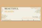 Abstract Floral Banner Template, a Marketing Template by sekitarief (Thumbnail 1 of 3)