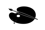 Artist Paint Palette Bundle, an Illustration by yasushie (Thumbnail 2 of 31)
