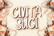 Cinta Suci - Fancy Display Font, a Sans Serif Font by StringLabs (Thumbnail 1 of 13)