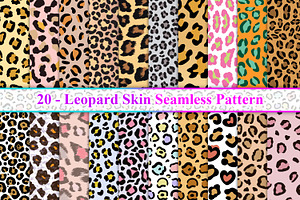 Leopard Skin Seamless Pattern