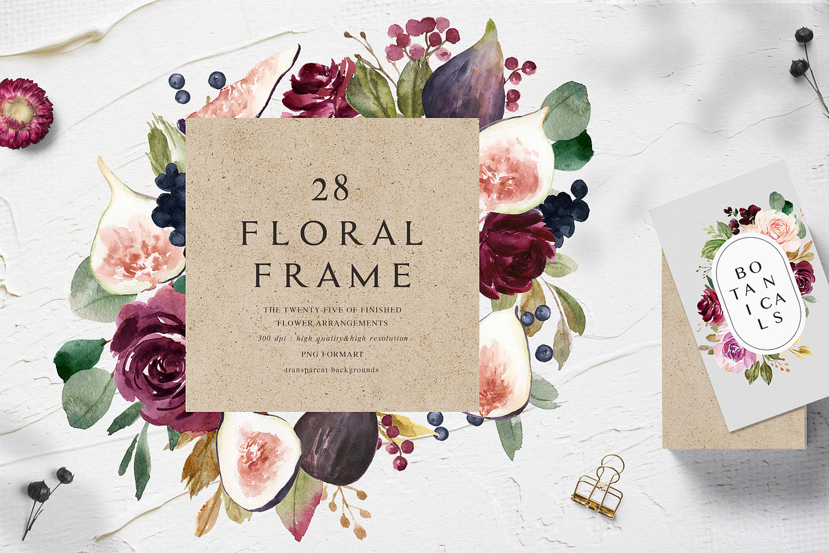 Moody&Rustic-Watercolor Graphic Set, a Decorative Illustration by Graphic Box (Photo 3 of 11)