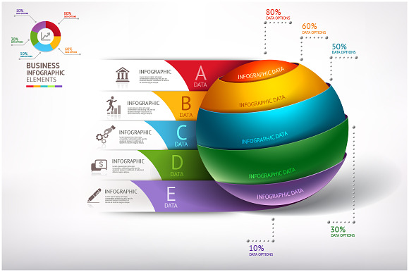 Infographic Circle Ball Template