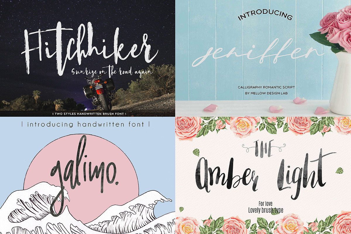 Modern Script Font Bundle