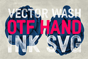 Bolonat Watercolor SVG & OTF fonts., a Sans Serif Font by Lee Iley (Thumbnail 2 of 9)