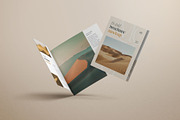 Bifold Square Brochure Mockup Set, a Print Template by mockupatelier (Thumbnail 6 of 13)