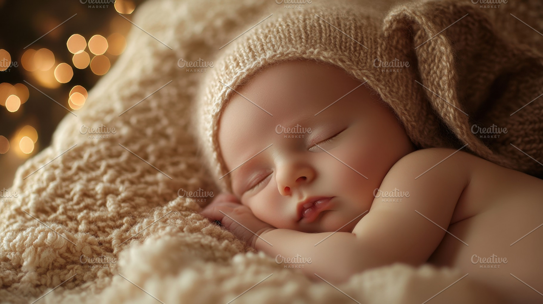 Baby sleeping soundly inside, a Photo by Beautiful things