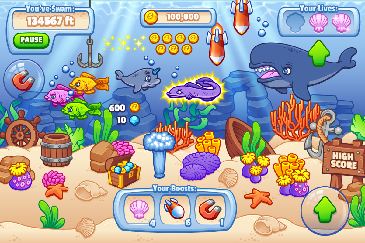 Endless Swimmer Game Maker, a Graphic by Vectricity Designs (Photo 2 of 9)