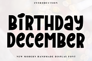 Birthday December, a Sans Serif Font by FreshTypeINK (Thumbnail 6 of 8)