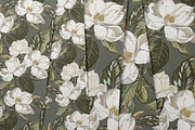 Magnolia vector sophisticated  patte, a Pattern Graphic by FleurArt (Thumbnail 2 of 6)