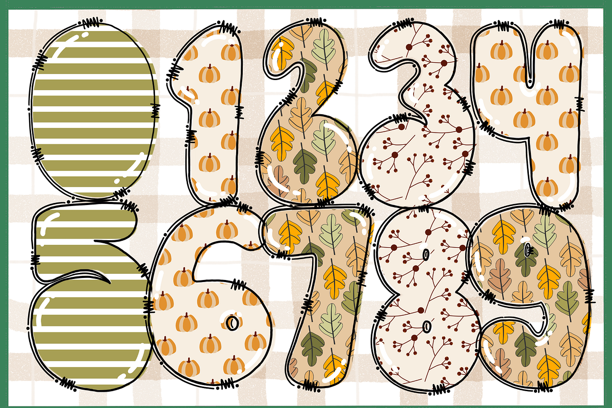 Happy Autumn-PNG fonts, a Handwritten Font by It me digital art (Photo 6 of 9)