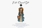 Watercolor Autumn Clipart Fall Set, an Illustration by CreationArt (Thumbnail 4 of 7)