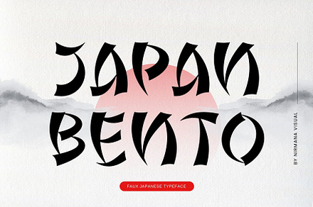 Japan Bento - Japanese Typeface, a Handwritten Font by Nirmana Visual