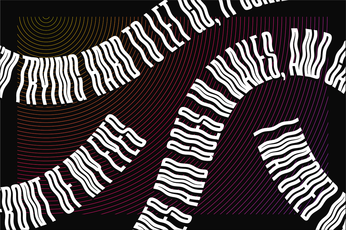 Oscilus, a Sans Serif Font by Wondermake (Photo 2 of 6)