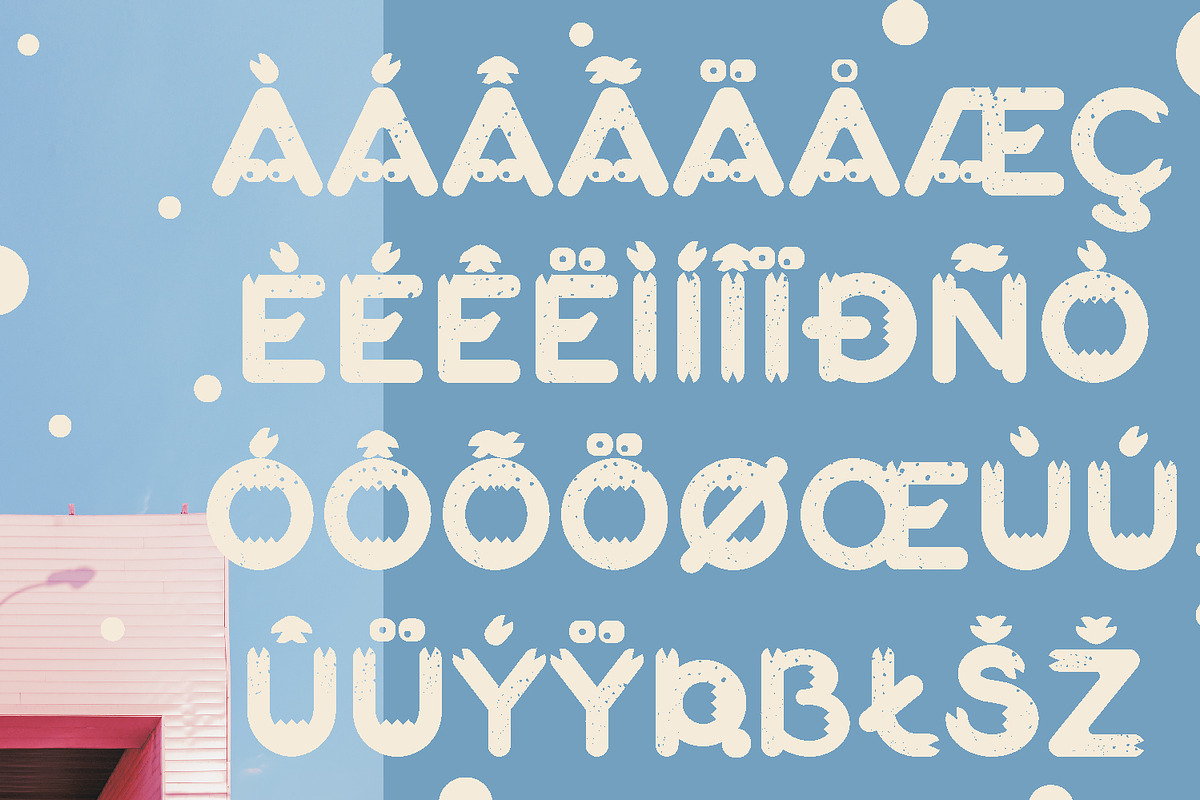 Cute Crab Display Font + Bonus, a Font by Yiru Chen Studio (Photo 9 of 16)