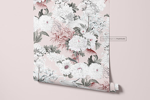 Shiroi Hana, Exquisite Floral Prints