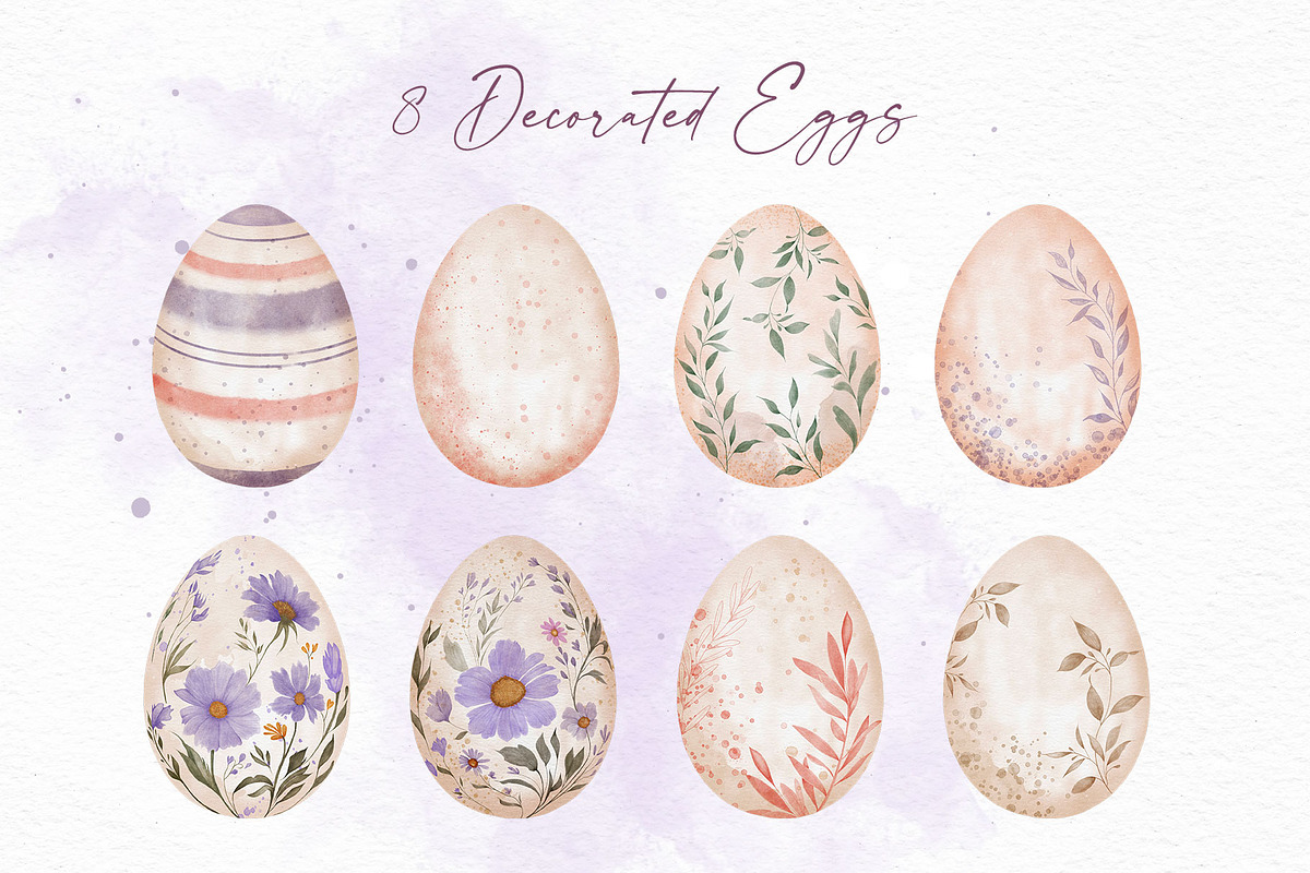 Floral Easter Eggs & Illustrations, a Decorative Illustration by Maggie Stilwell Design (Photo 4 of 12)