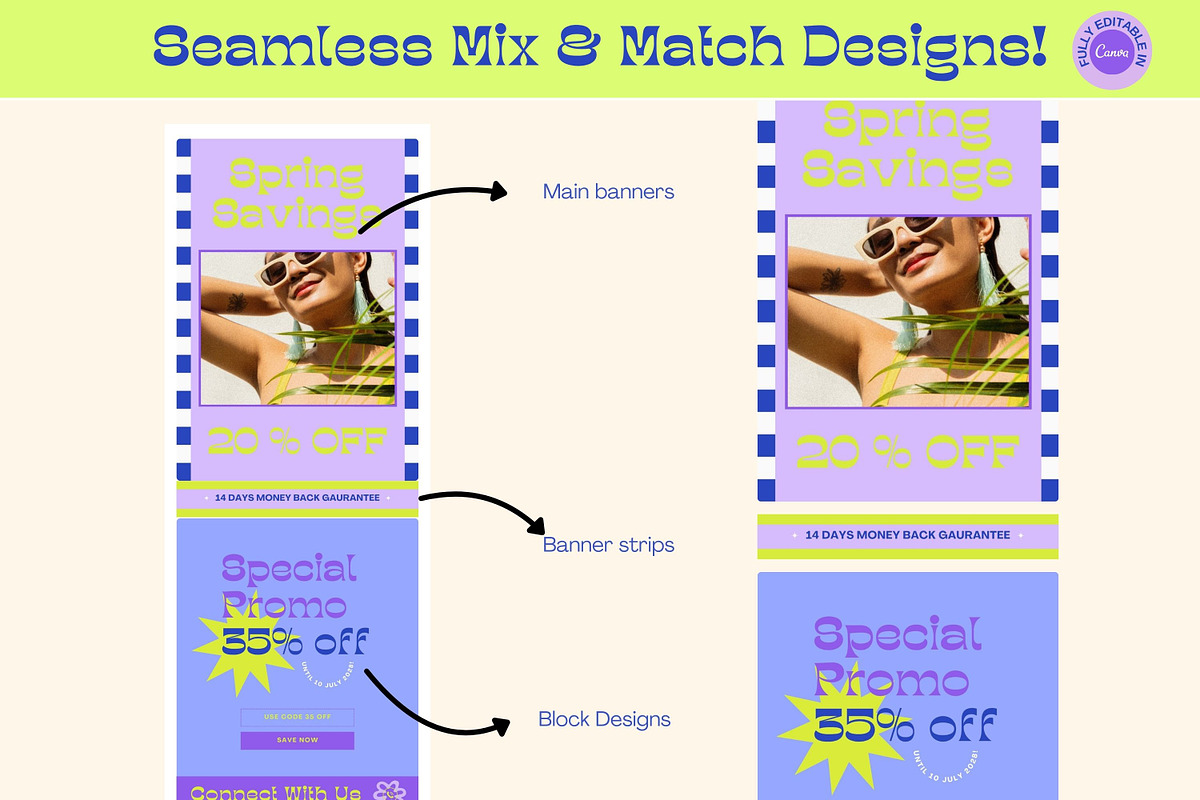 Funky Email Marketing Suite Template, an Email Template by Hell Yeah Designs (Photo 12 of 12)